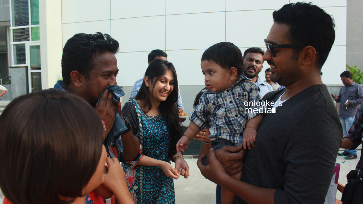 Asif Ali with family at You Too Brutus Loaction-Onlookers Media