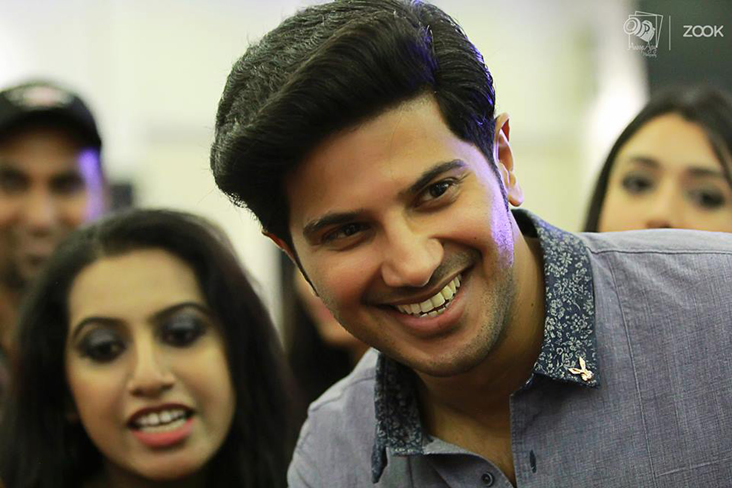 Dulquer Salmaan with wife Amal Sufia - onlookersmedia