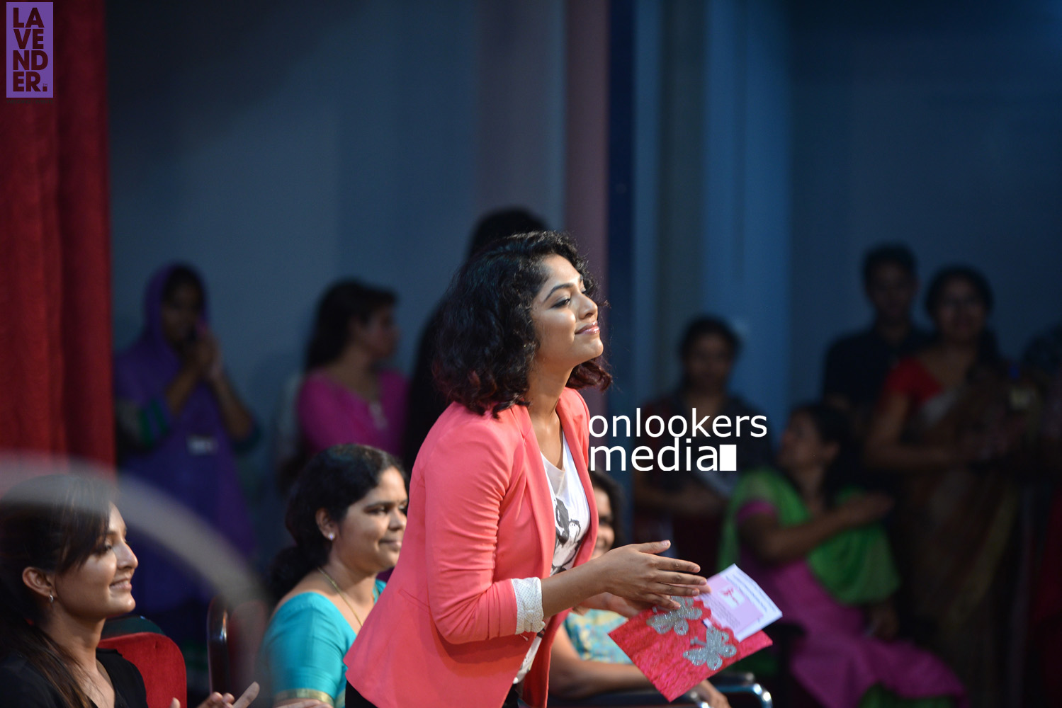Manju Warrier and Rima Kallingal at St Teresa's College, ErnakulamHair