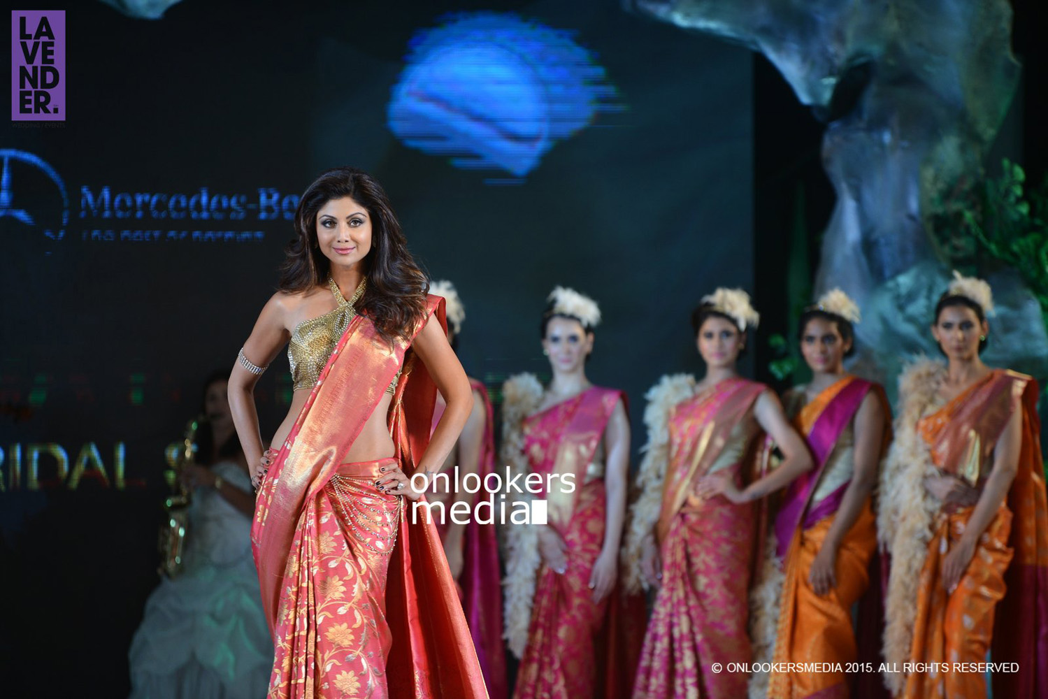 Shilpa Shetty at Beena Kannan Bridal Show 2015 Stills-Photos