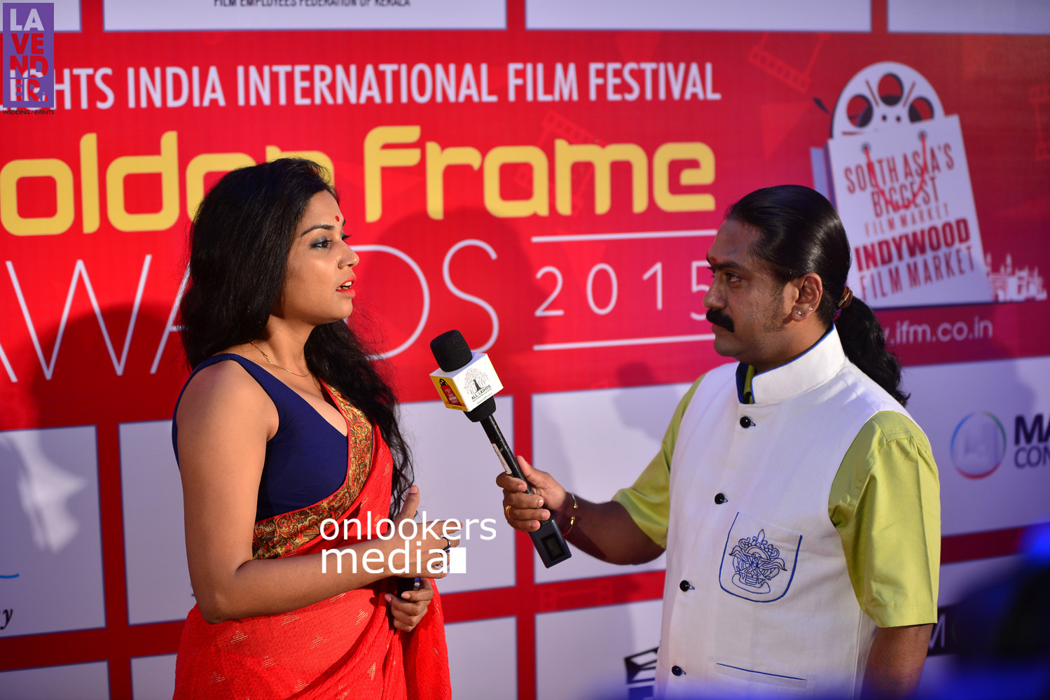 Usha Jadhav at ALIIFF Golden Frame Awards 2015 Stills-Photos