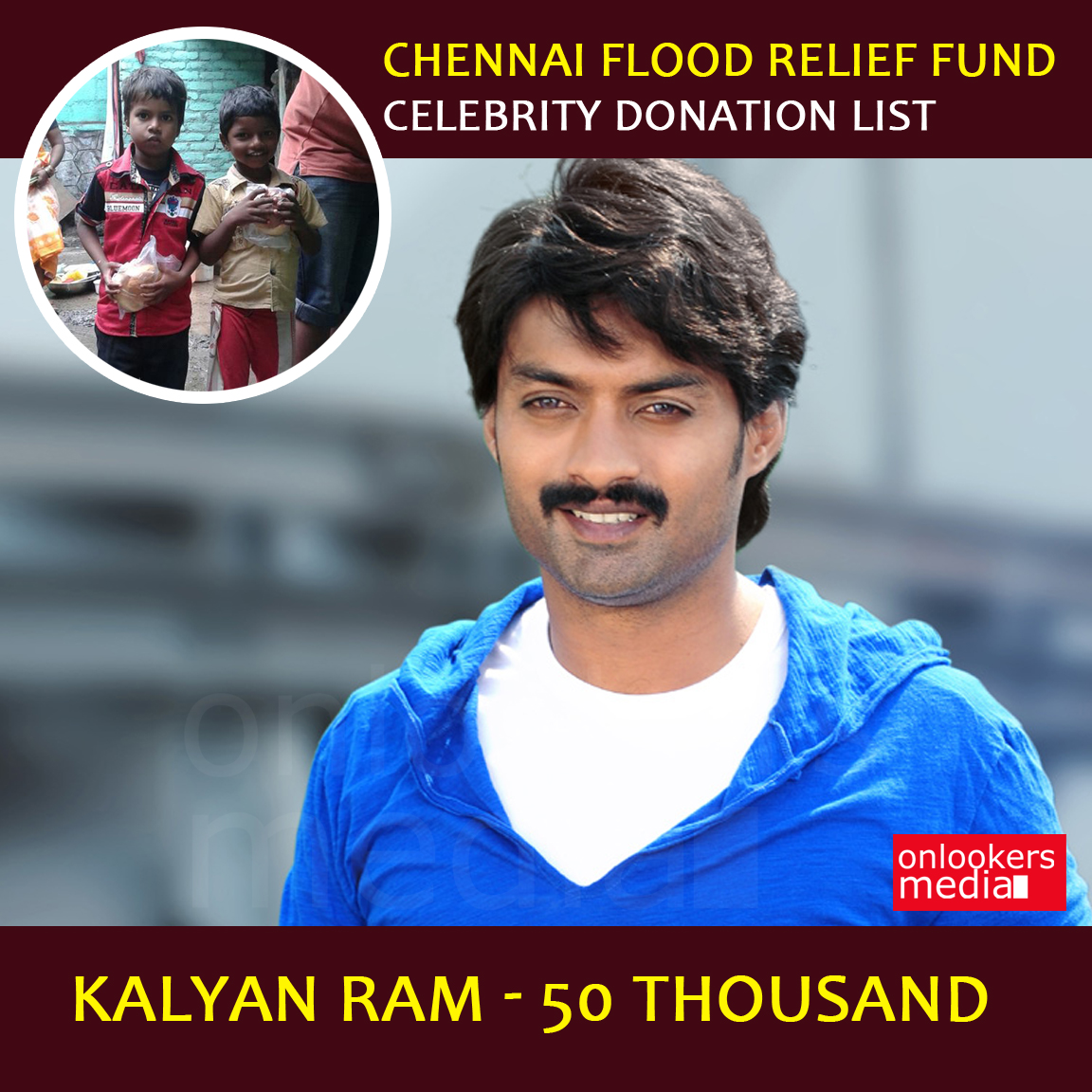 Chennai flood relief fund Celebrity donation list