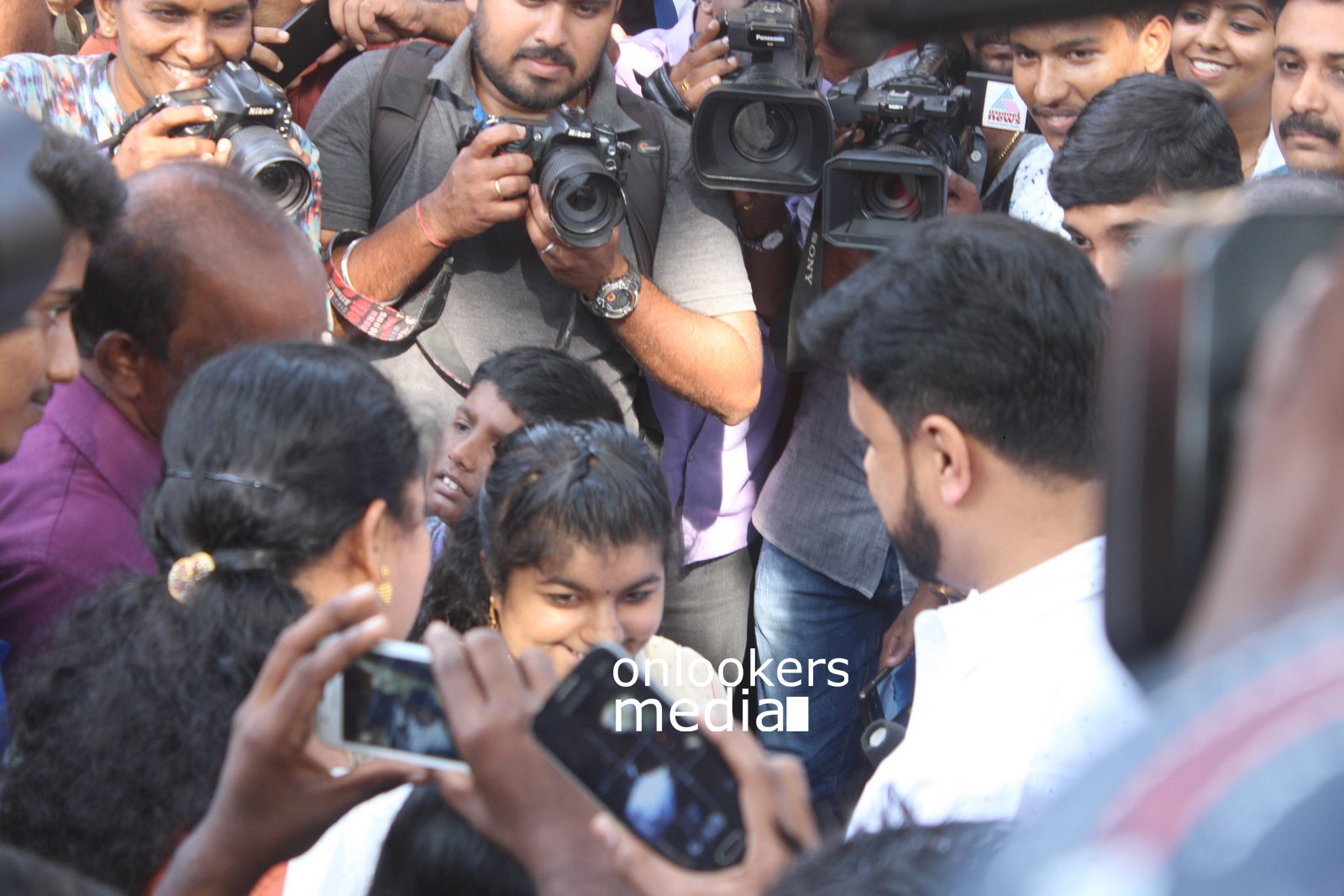 Dileep with his fan Sumi Autism patient (2)