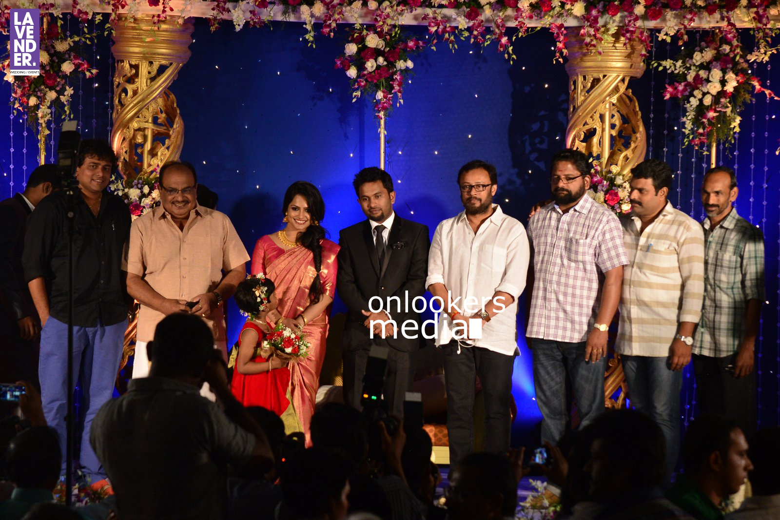 Aju Varghese Wedding reception stills
