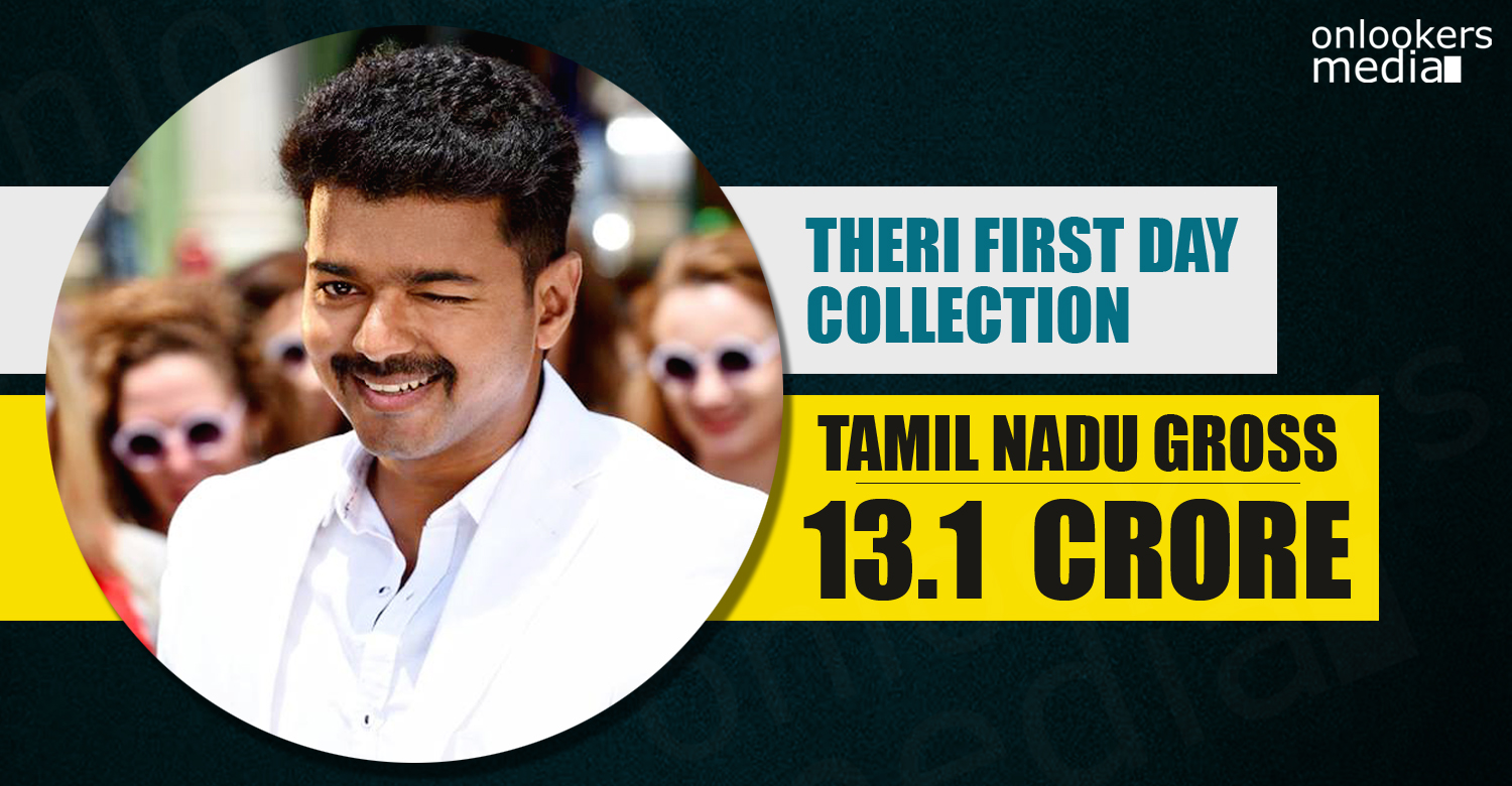 Theri first day collection Tamilnadu