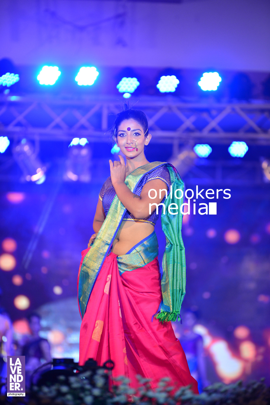 saptamukhi 2016 mahalekshmi silks fashion show